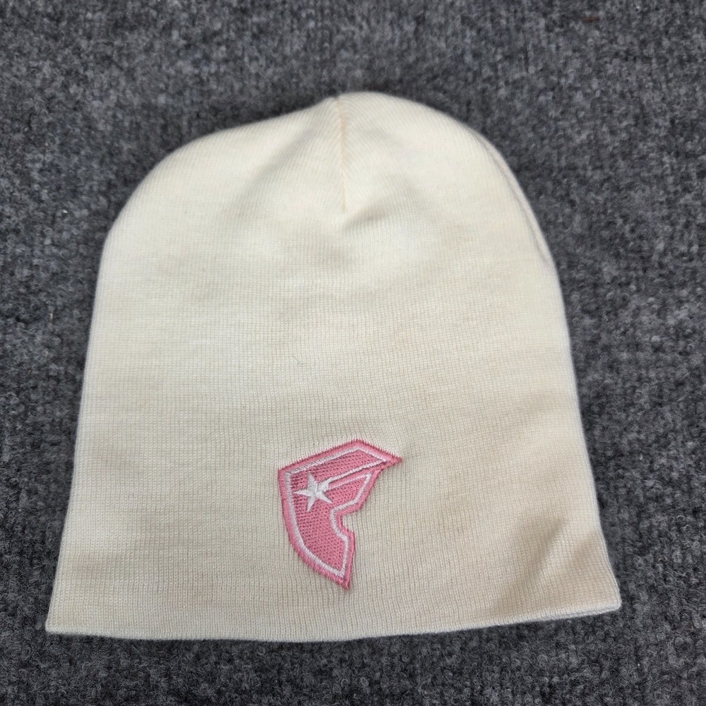 RARE Famous Stars And Straps Beanie Vintage Travis Barker Blink 182 Y2K Pink